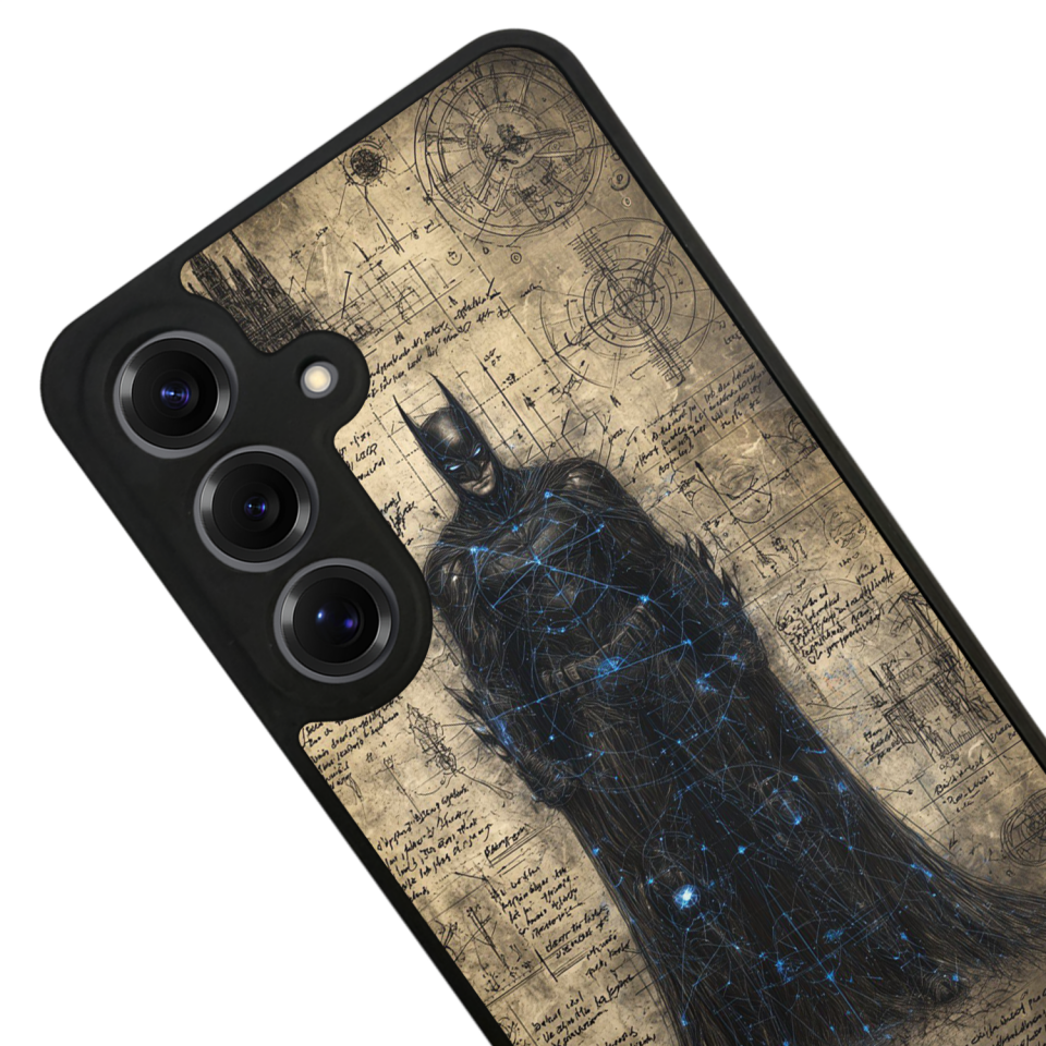Samsung Galaxy S25 Uyumlu Batman Tasarımlı Glossy Premium Kılıf