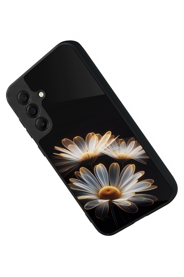Samsung Galaxy A17 Uyumlu Cicek Tasarımlı Glossy Premium Kılıf