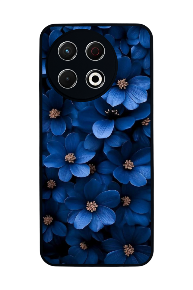 Tecno Spark 30 Pro Uyumlu Cicek Tasarımlı Glossy Premium Kılıf