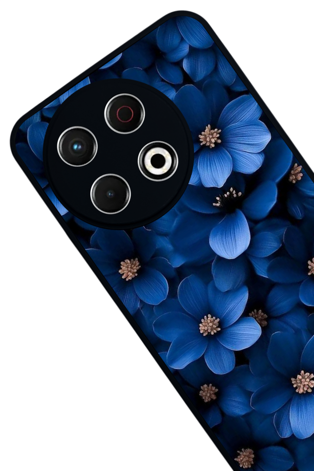 Tecno Spark 30 Pro Uyumlu Cicek Tasarımlı Glossy Premium Kılıf