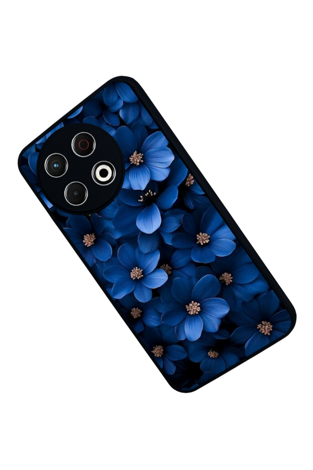 Tecno Spark 30 Pro Uyumlu Cicek Tasarımlı Glossy Premium Kılıf