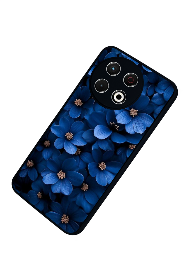 Tecno Spark 30 Pro Uyumlu Cicek Tasarımlı Glossy Premium Kılıf