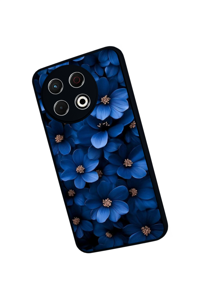 Tecno Spark 30 Pro Uyumlu Cicek Tasarımlı Glossy Premium Kılıf