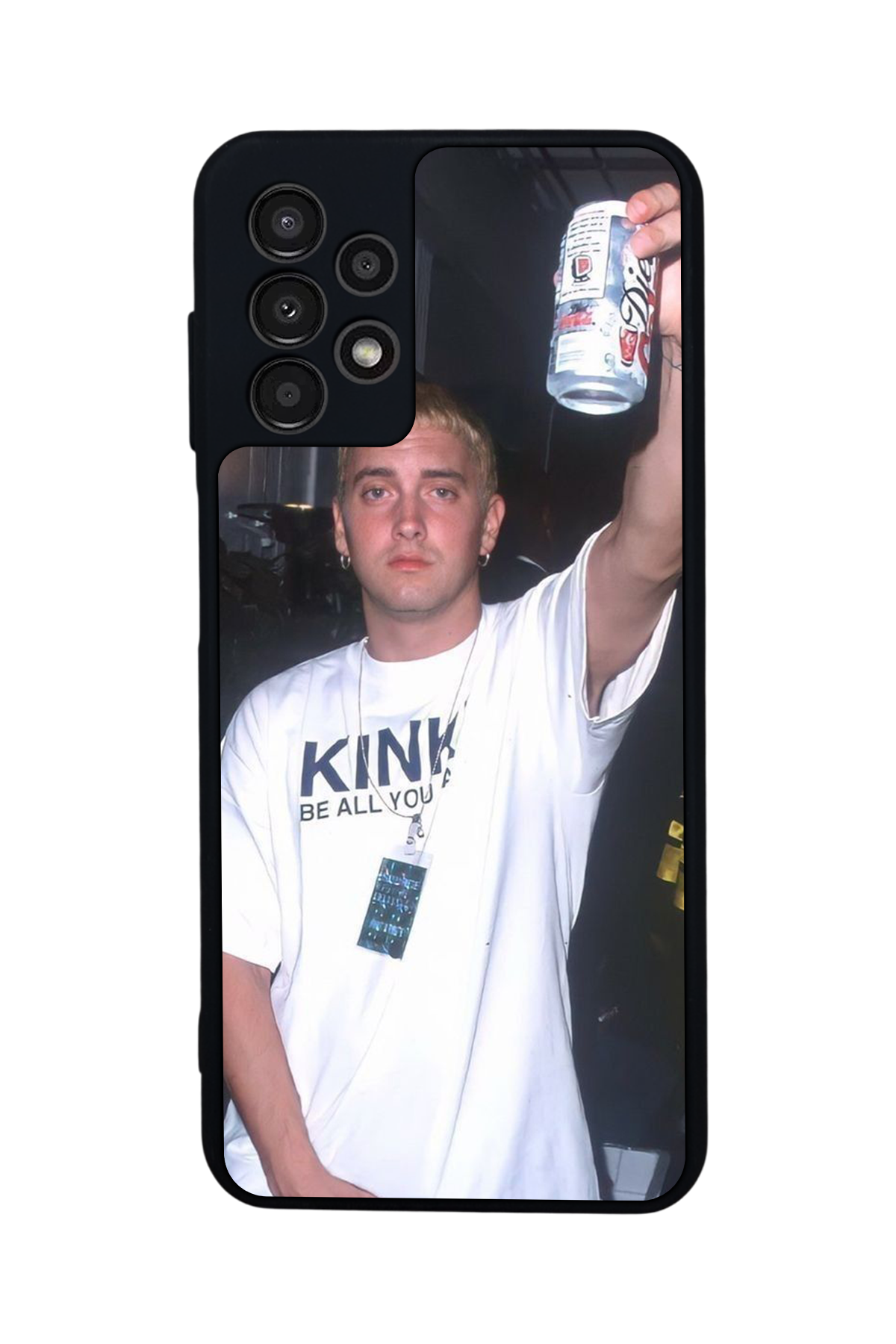 Samsung Galaxy A23 Uyumlu Eminem Tasarımlı Glossy Premium Kılıf