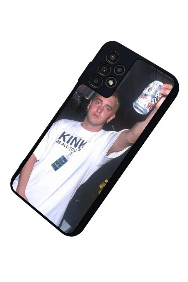 Samsung Galaxy A23 Uyumlu Eminem Tasarımlı Glossy Premium Kılıf