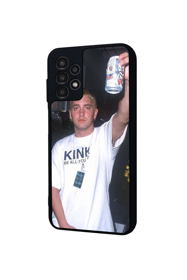 Samsung Galaxy A23 Uyumlu Eminem Tasarımlı Glossy Premium Kılıf