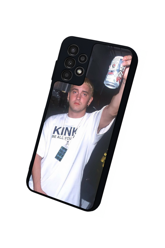 Samsung Galaxy A23 Uyumlu Eminem Tasarımlı Glossy Premium Kılıf