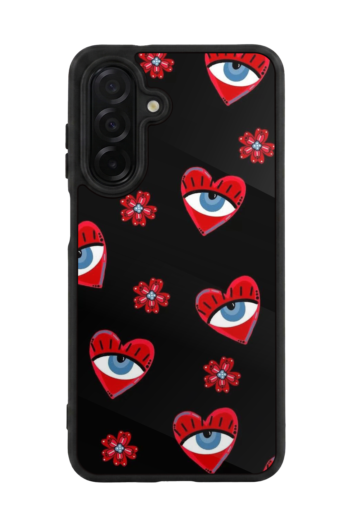 Samsung Galaxy A36 Uyumlu Göz Tasarımlı Glossy Premium Kılıf