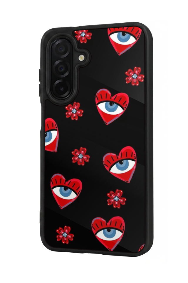 Samsung Galaxy A36 Uyumlu Göz Tasarımlı Glossy Premium Kılıf