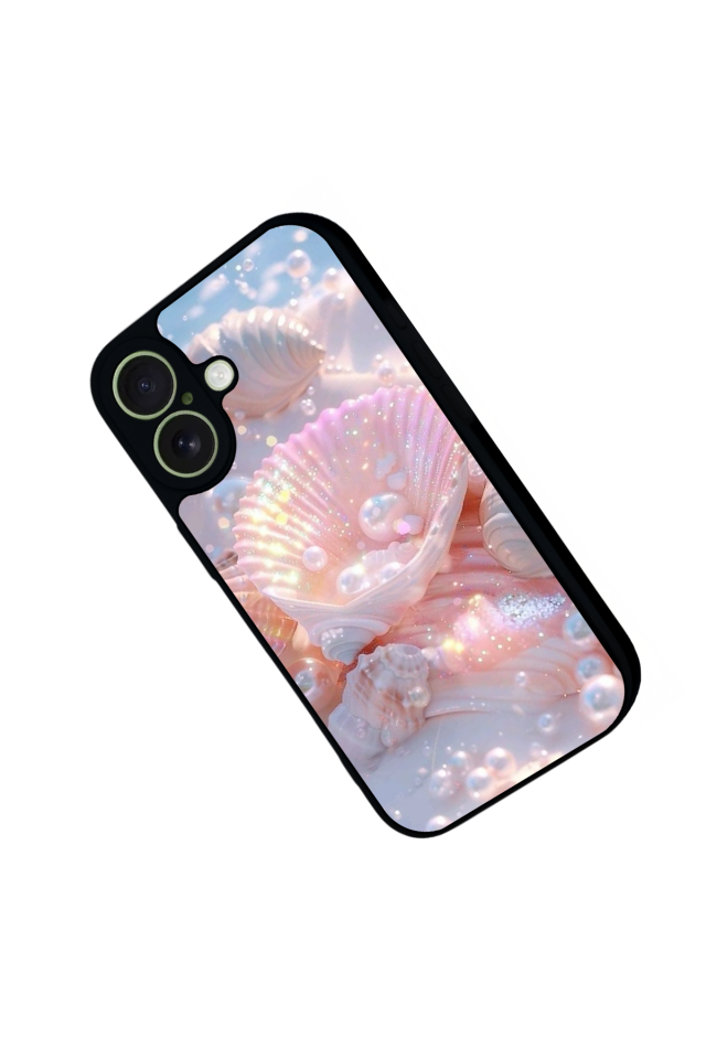 iPhone 17 Uyumlu  İnci Tasarımlı Glossy Premium Kılıf