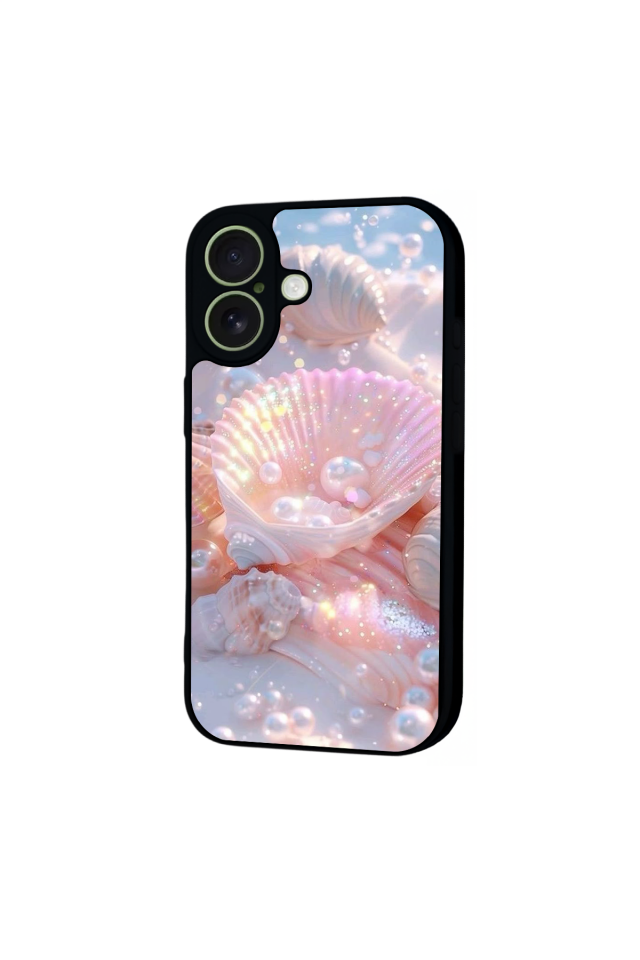 iPhone 17 Uyumlu  İnci Tasarımlı Glossy Premium Kılıf