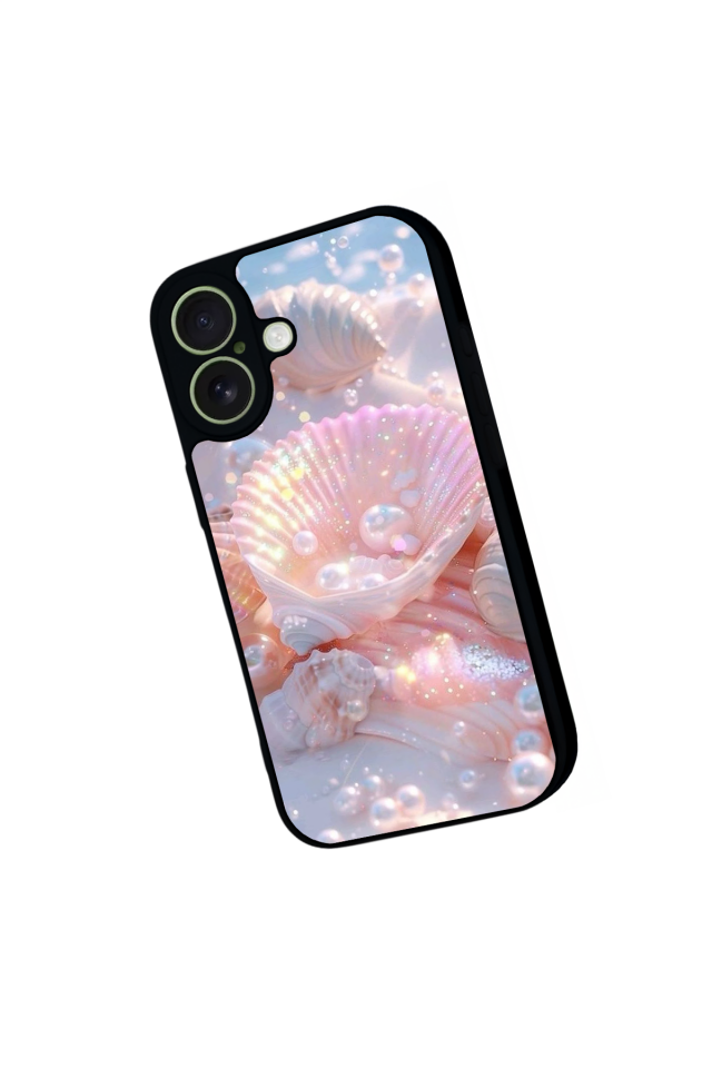 iPhone 17 Uyumlu  İnci Tasarımlı Glossy Premium Kılıf