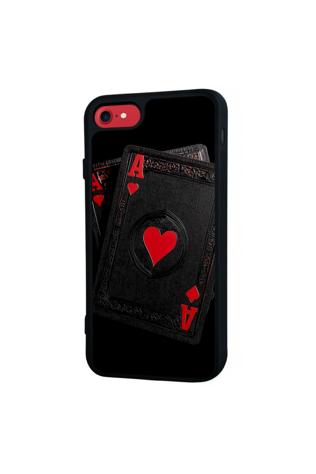 iPhone 7 Uyumlu Kart Tasarımlı Glossy Premium Kılıf