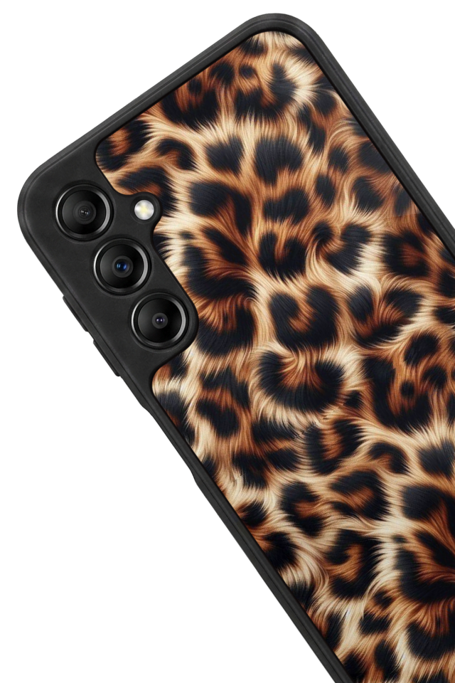 Samsung Galaxy A14 Uyumlu Leopar Tasarımlı Glossy Premium Kılıf