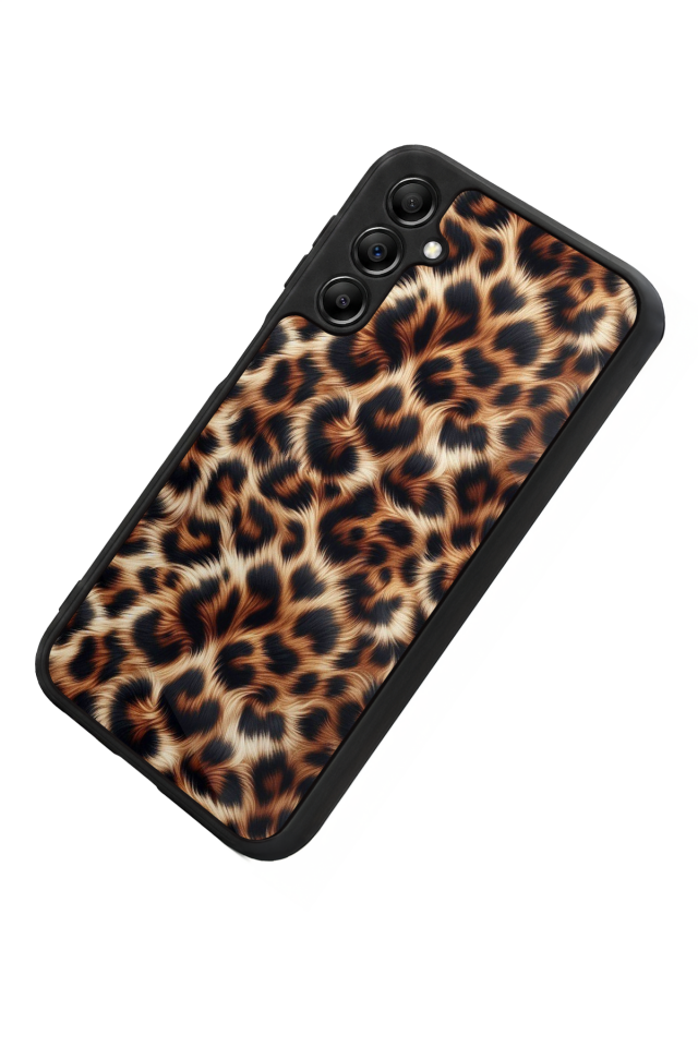 Samsung Galaxy A14 Uyumlu Leopar Tasarımlı Glossy Premium Kılıf