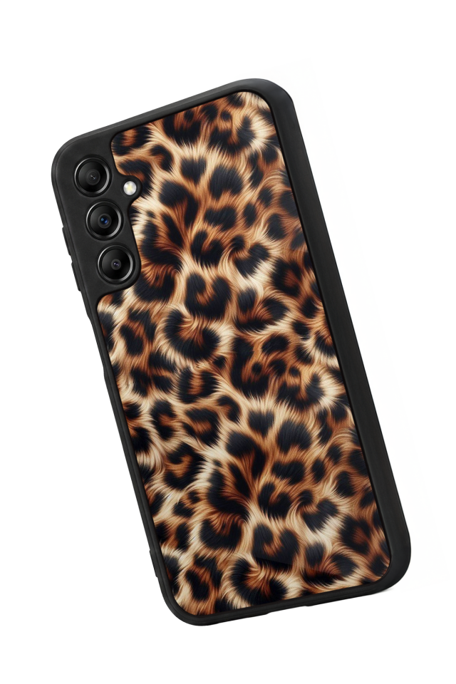 Samsung Galaxy A14 Uyumlu Leopar Tasarımlı Glossy Premium Kılıf
