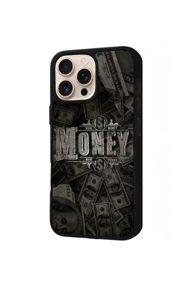 iPhone 16 Pro Max Uyumlu Money Para Tasarımlı Glossy Premium Kılıf