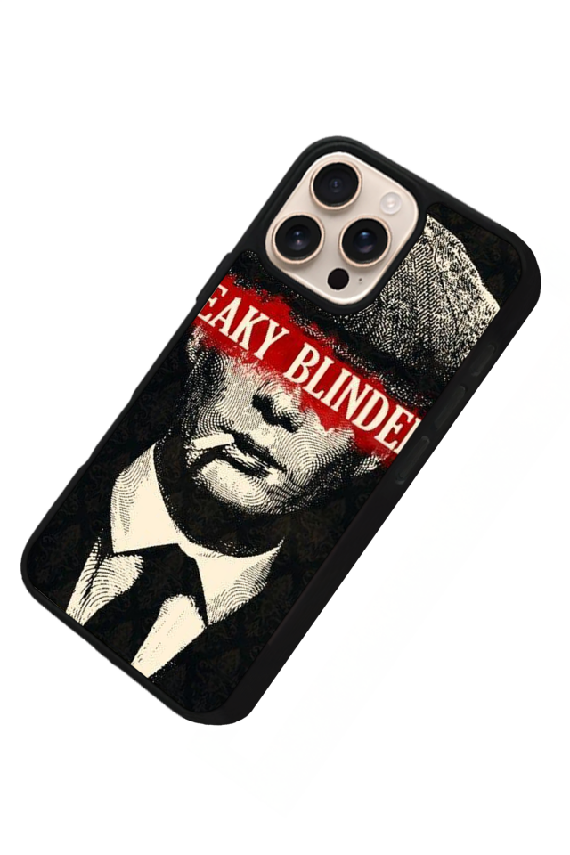 iPhone 15 Pro Uyumlu Peaky Blinders Tasarımlı Glossy Premium Kılıf