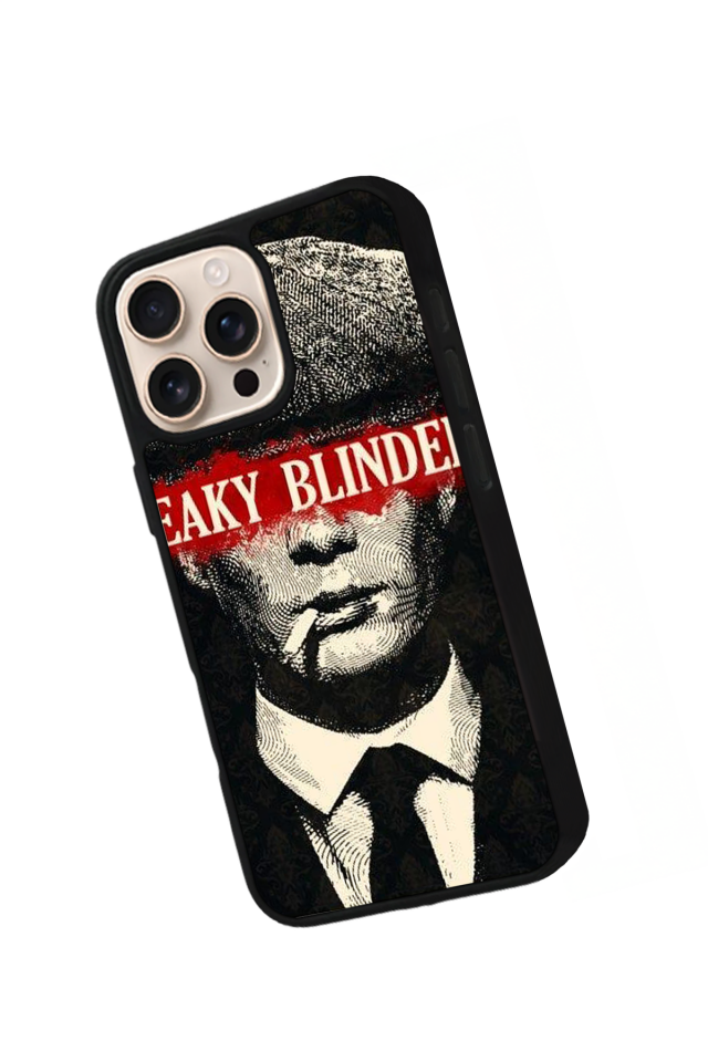 iPhone 15 Pro Uyumlu Peaky Blinders Tasarımlı Glossy Premium Kılıf