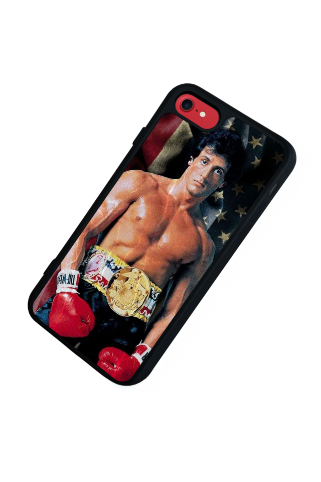 iPhone SE Uyumlu Rocky Tasarımlı Glossy Premium Kılıf