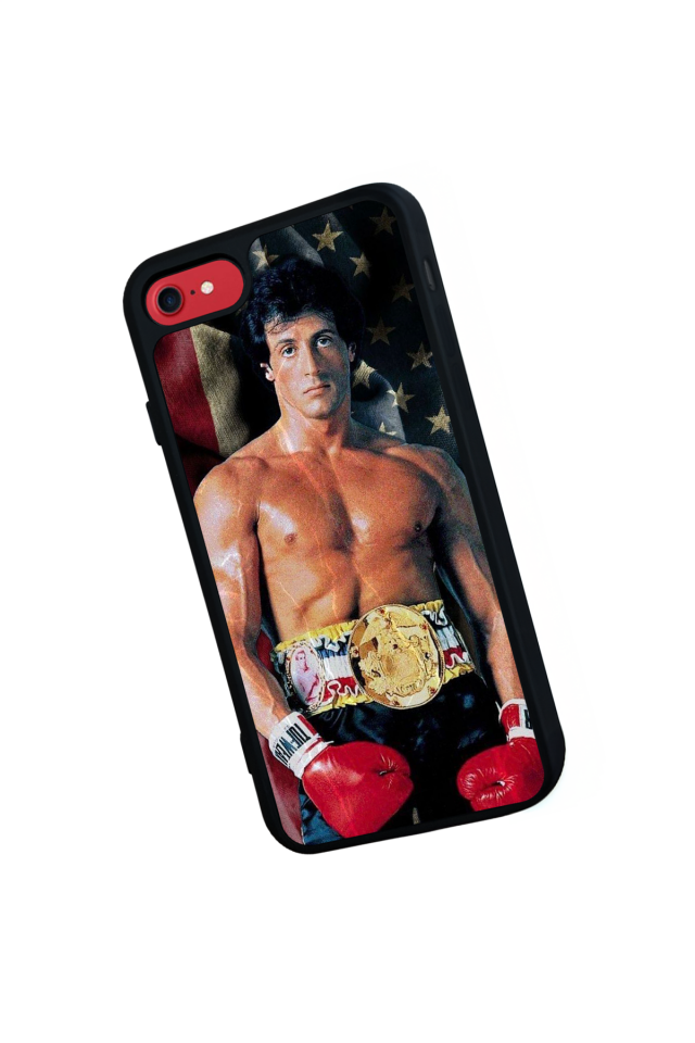 iPhone SE Uyumlu Rocky Tasarımlı Glossy Premium Kılıf