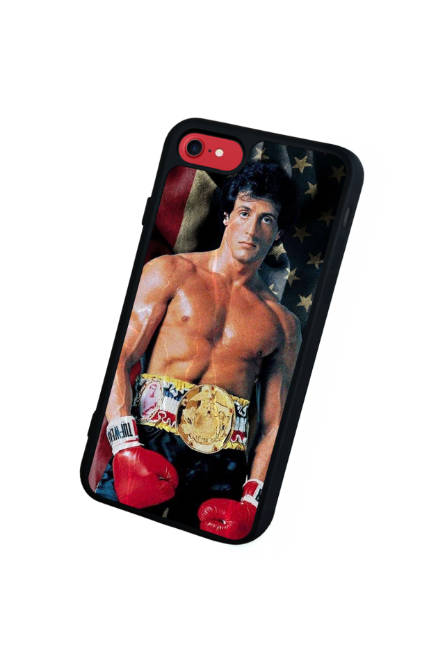 iPhone SE Uyumlu Rocky Tasarımlı Glossy Premium Kılıf