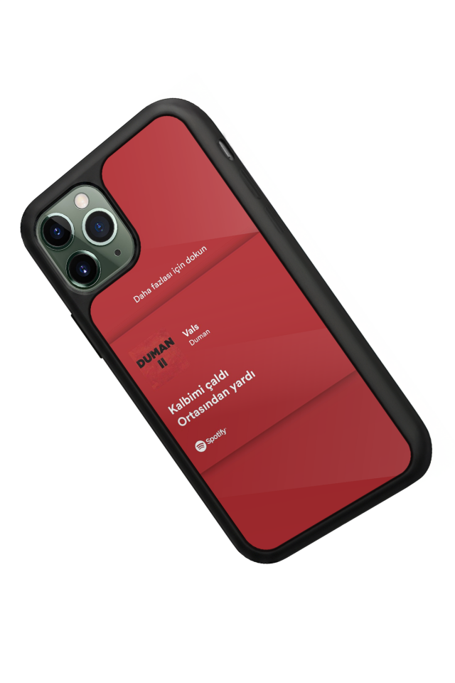 iPhone 11 Pro Uyumlu Sarki Sozleri Tasarımlı Glossy Premium Kılıf