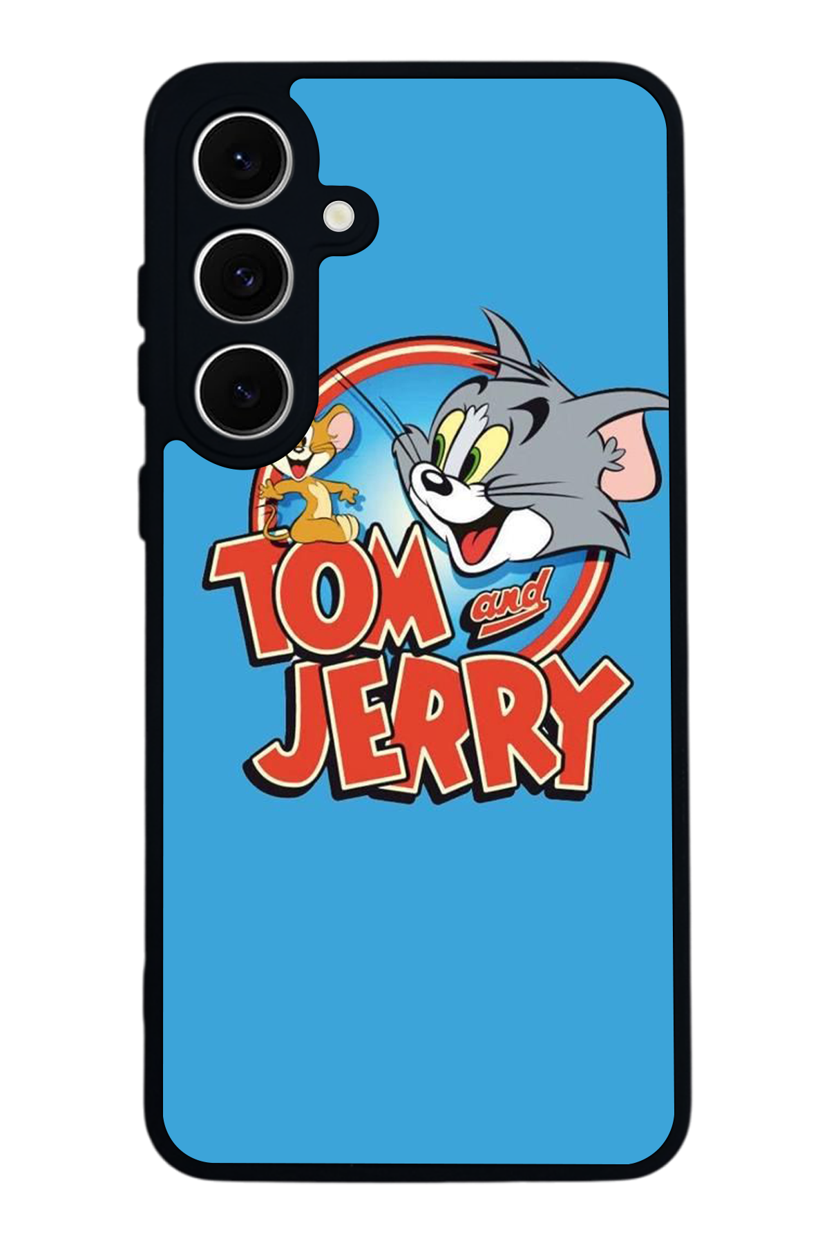 Samsung Galaxy S24 FE Uyumlu Tom And Jerry Tasarımlı Glossy Premium Kılıf