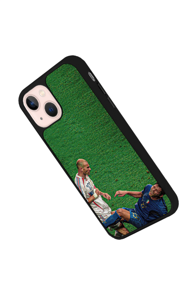 iPhone 14 Plus Uyumlu Zidane Tasarımlı Glossy Premium Kılıf