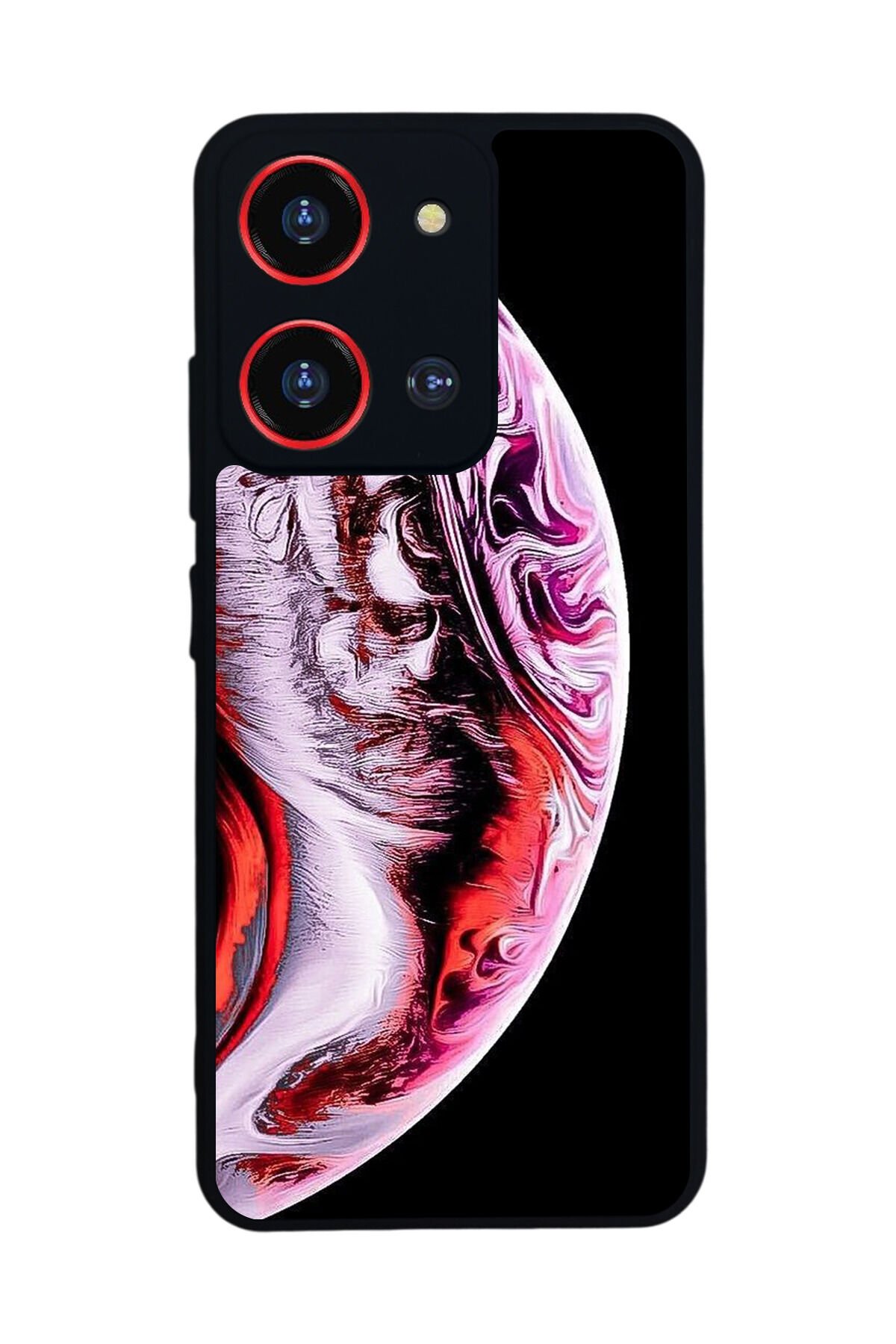 Reeder S19 Max Pro S 108MP Uyumlu Ay Tasarımlı Glossy Premium Kılıf