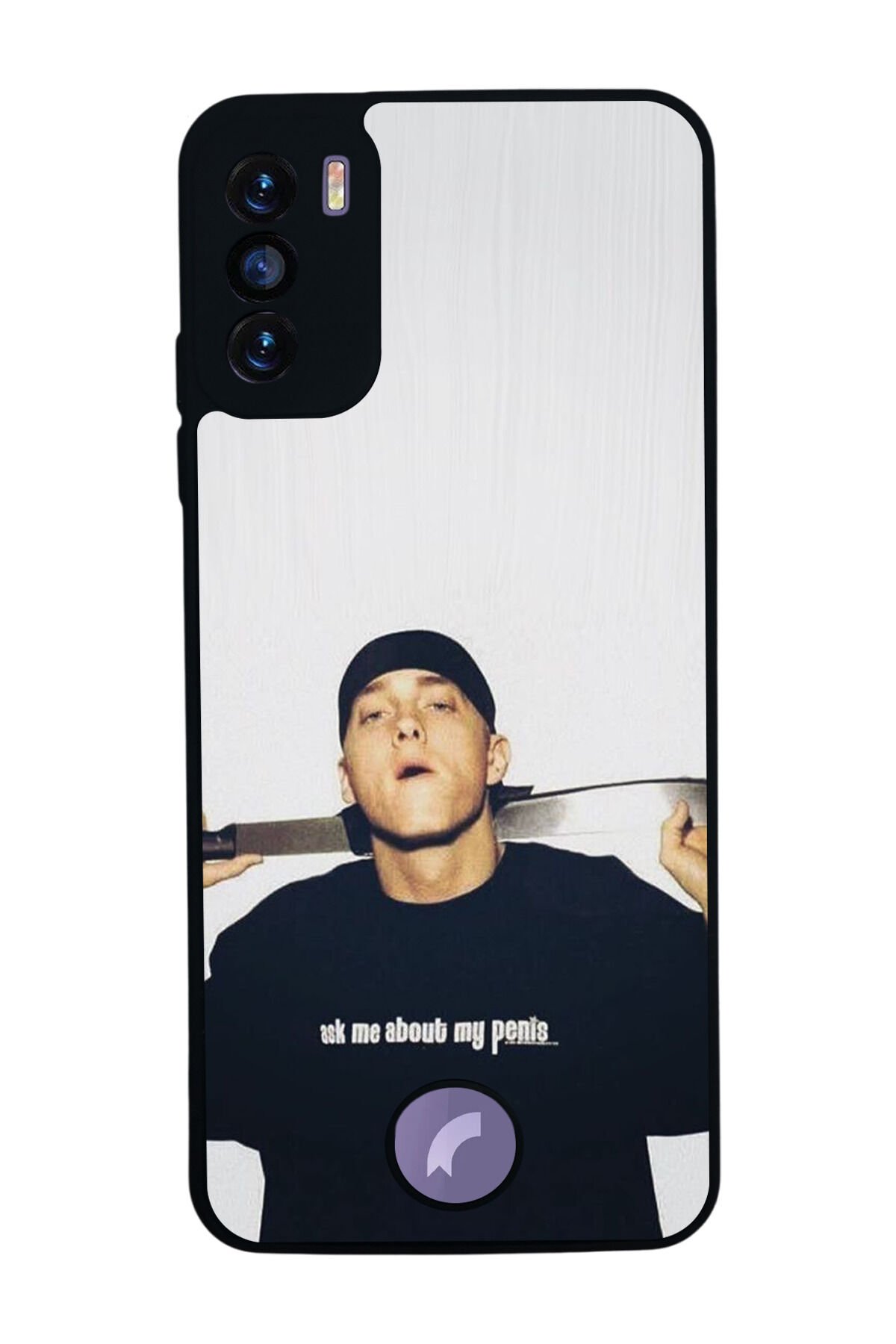 Reeder S19 Max Pro S Uyumlu Eminem Tasarımlı Glossy Premium Kılıf