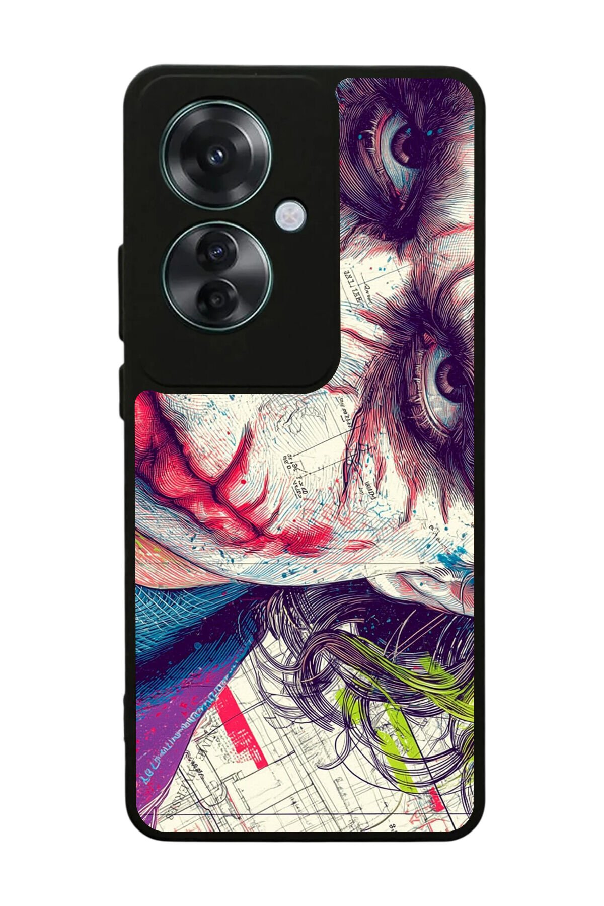 Oppo Reno 11F Uyumlu Joker Tasarımlı Glossy Premium Kılıf