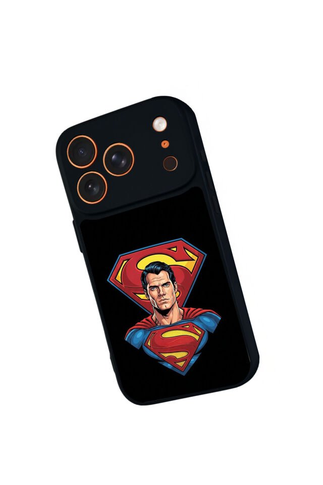 iPhone 17 Pro Max Uyumlu Superman Tasarımlı Glossy Premium Kılıf