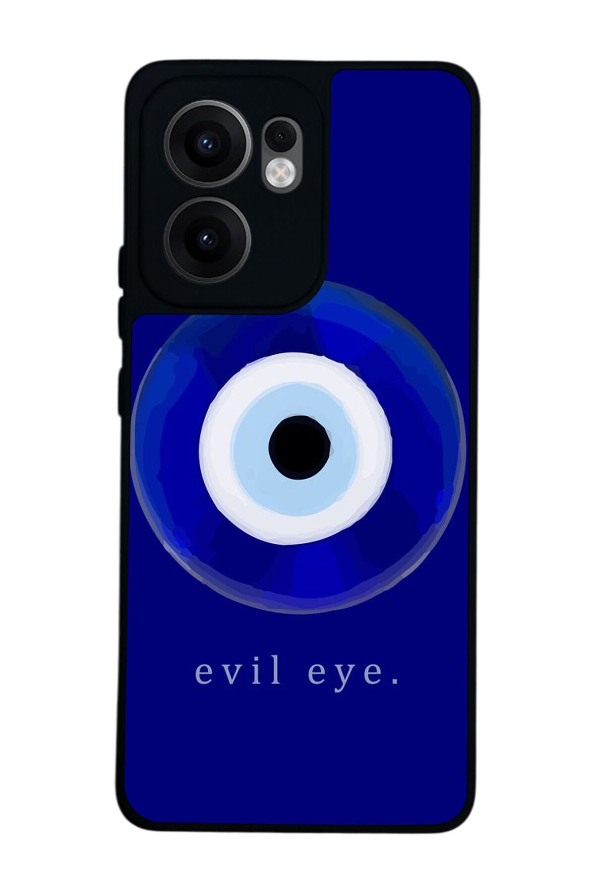 Oppo Reno 13F Uyumlu Nazar Tasarımlı Glossy Premium Kılıf