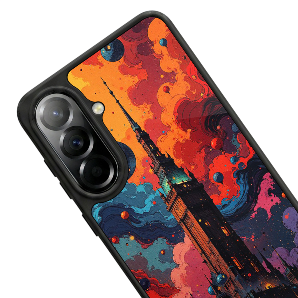 Samsung Galaxy A37 Uyumlu Abstract Tasarımlı Glossy Premium Kılıf