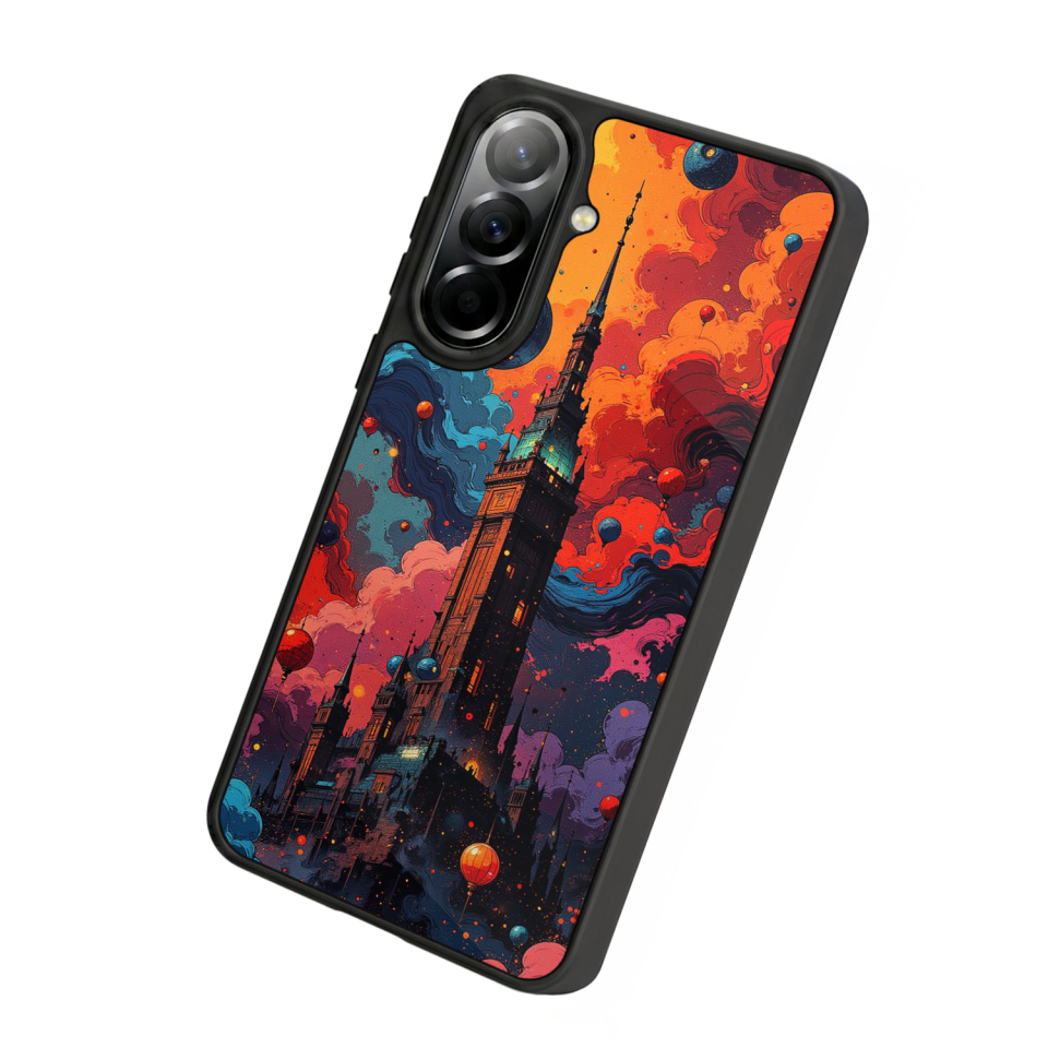Samsung Galaxy A37 Uyumlu Abstract Tasarımlı Glossy Premium Kılıf