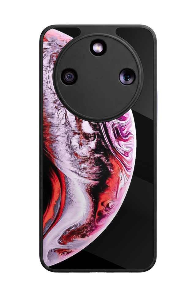 Honor Magic 8 Lite Uyumlu Ay Tasarımlı Glossy Premium Kılıf