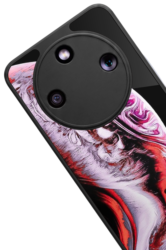 Honor Magic 8 Lite Uyumlu Ay Tasarımlı Glossy Premium Kılıf