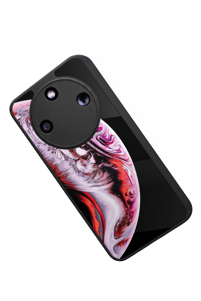 Honor Magic 8 Lite Uyumlu Ay Tasarımlı Glossy Premium Kılıf