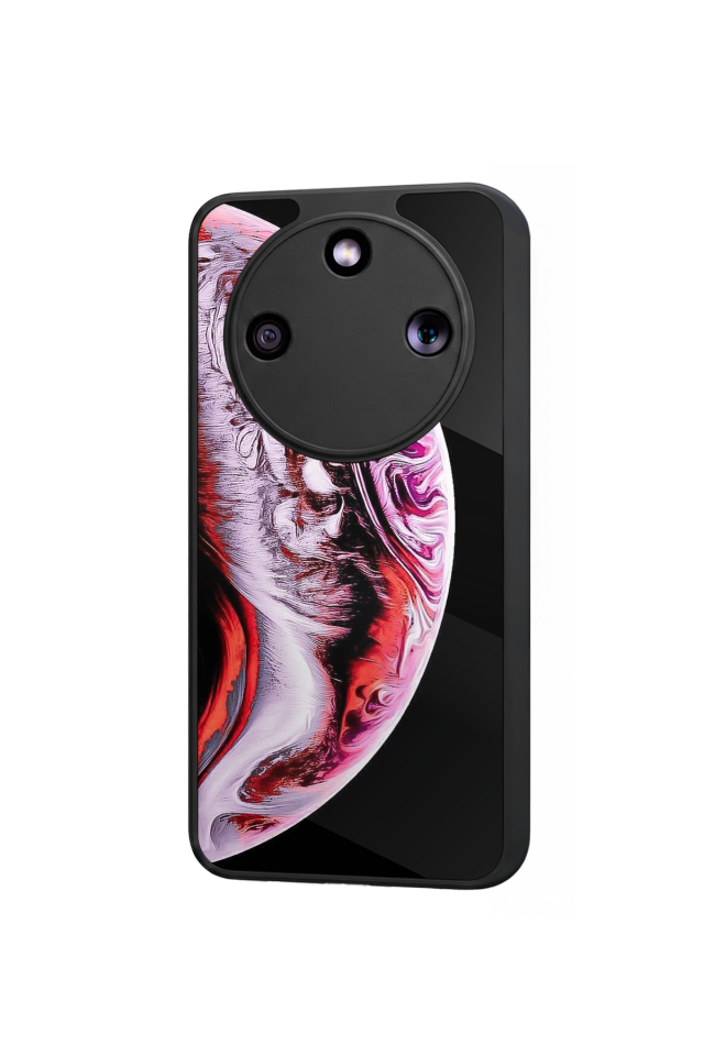 Honor Magic 8 Lite Uyumlu Ay Tasarımlı Glossy Premium Kılıf