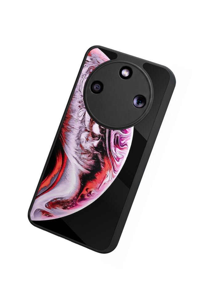 Honor Magic 8 Lite Uyumlu Ay Tasarımlı Glossy Premium Kılıf