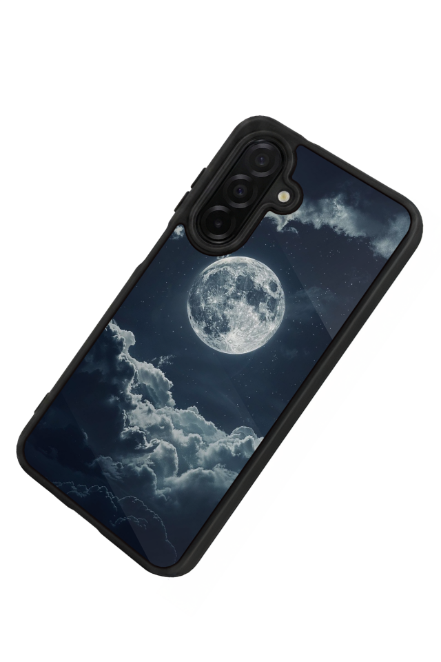 Samsung Galaxy A36 Uyumlu Ay Tasarımlı Glossy Premium Kılıf