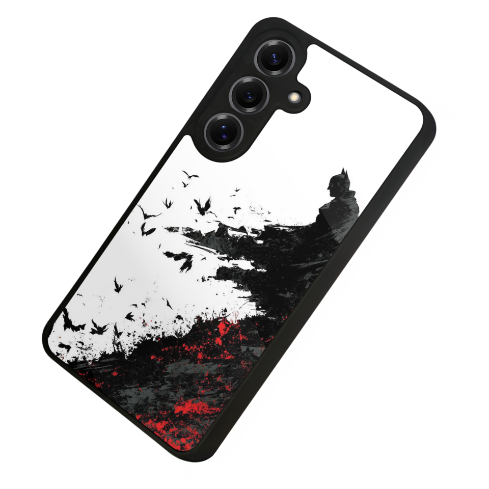 Samsung Galaxy S25 Uyumlu Batman Tasarımlı Glossy Premium Kılıf
