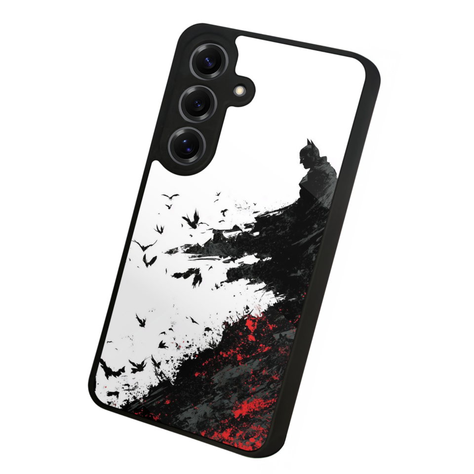 Samsung Galaxy S25 Uyumlu Batman Tasarımlı Glossy Premium Kılıf