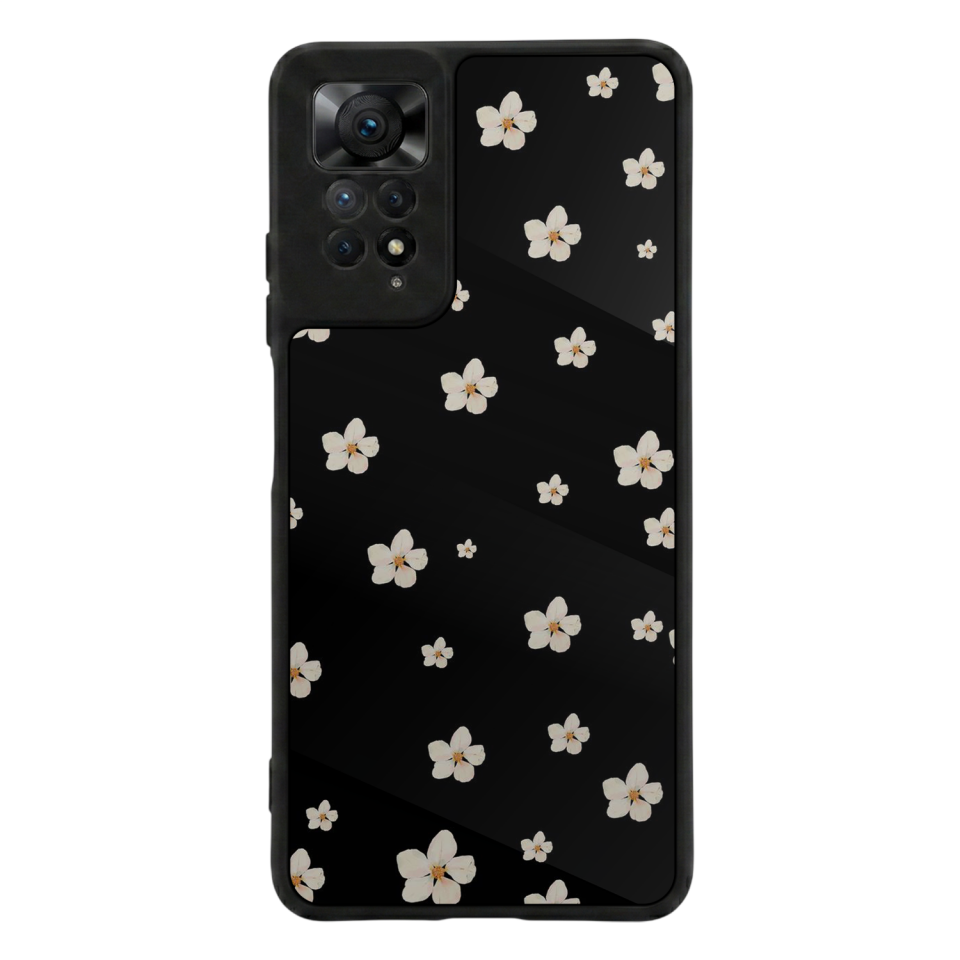 Xiaomi Redmi Note 11 Pro Uyumlu Cicek Tasarımlı Glossy Premium Kılıf