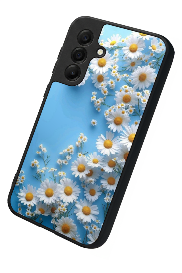 Samsung Galaxy A17 Uyumlu Cicek Tasarımlı Glossy Premium Kılıf