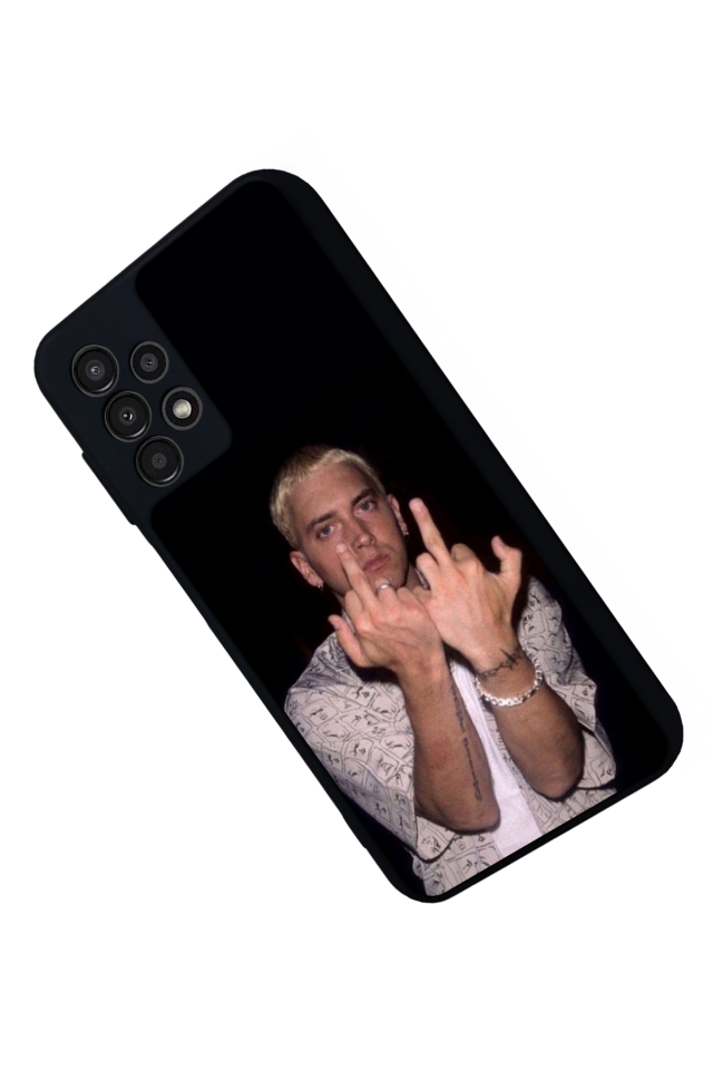Samsung Galaxy A23 Uyumlu Eminem Tasarımlı Glossy Premium Kılıf