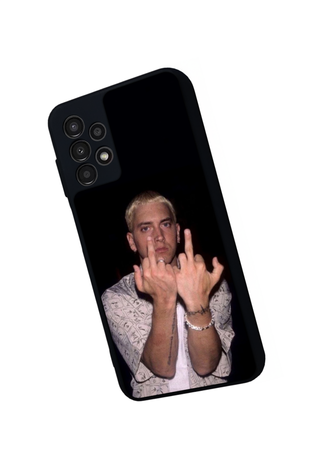 Samsung Galaxy A23 Uyumlu Eminem Tasarımlı Glossy Premium Kılıf