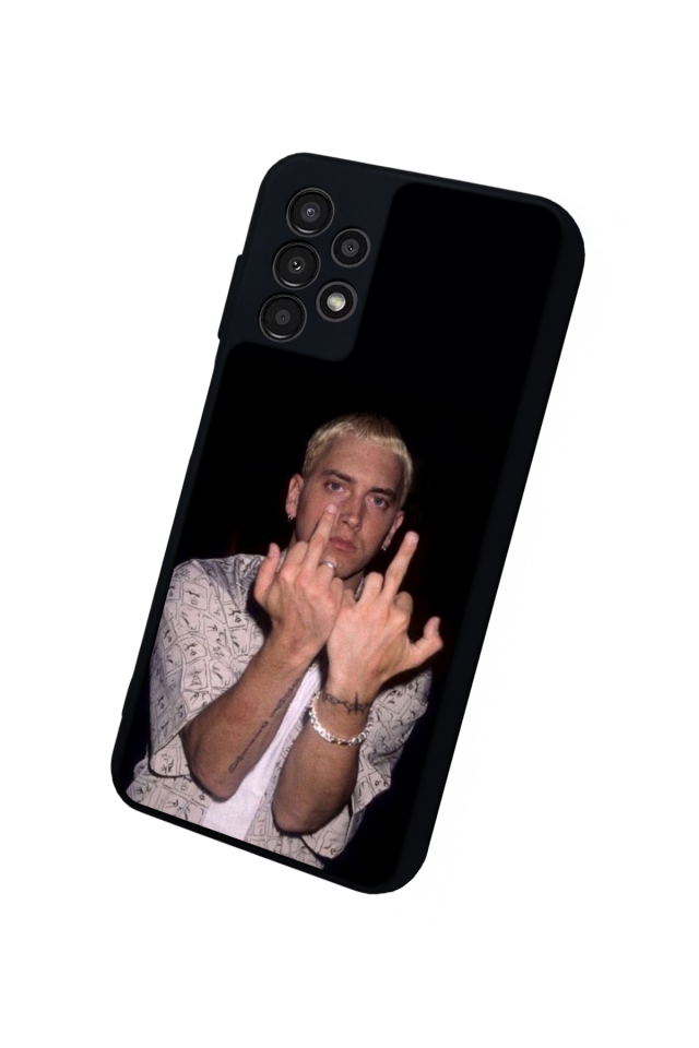 Samsung Galaxy A23 Uyumlu Eminem Tasarımlı Glossy Premium Kılıf