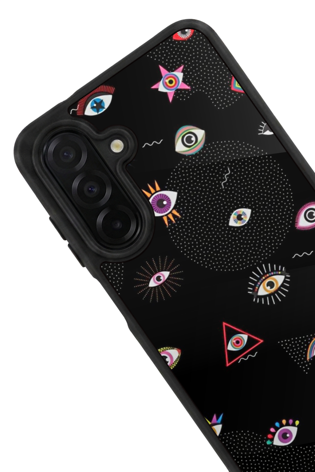 Samsung Galaxy A36 Uyumlu Göz Tasarımlı Glossy Premium Kılıf